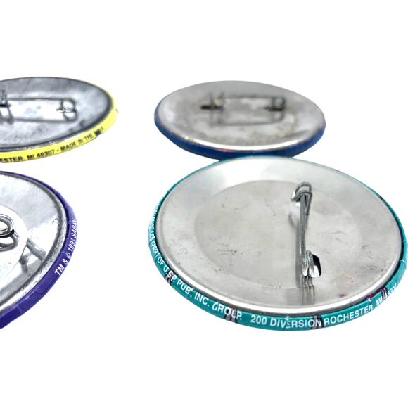 Mighty Morphin Power Rangers Vintage 1994 Lapel Pins [Set of 6] - Picture 6 of 7